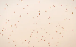Terracotta Twinkles II — light orange and beige celestial background, variation II