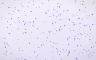 Wisteria Twinkles Dense II — light purple and white celestial background, variation II