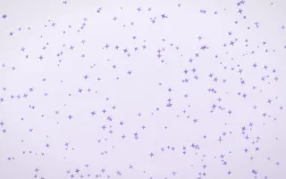 Wisteria Twinkles Dense III — light purple and white celestial background, variation III