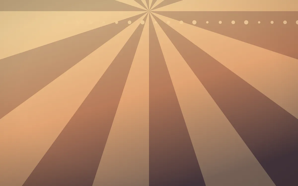 Golden Hour Circus — colourful orange and pink circus background