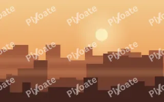 Amber Avenue III — colourful orange and red city background, variation III