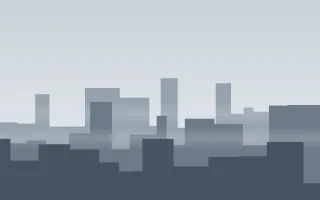 Fog City Morning — light blue city background