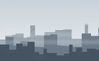 Fog City Morning III — light blue city background, variation III