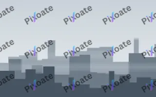 Fog City Morning III — light blue city background, variation III