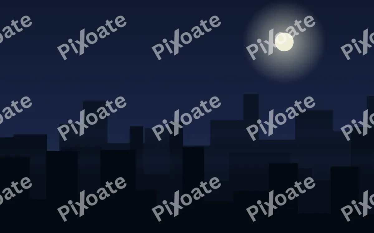 Midnight Harbor — dark blue and black city background