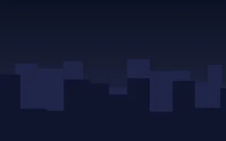 Midnight Metro — dark black and blue city background