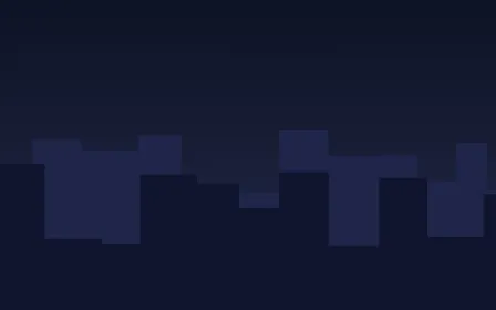 Midnight Metro — dark black and blue city background