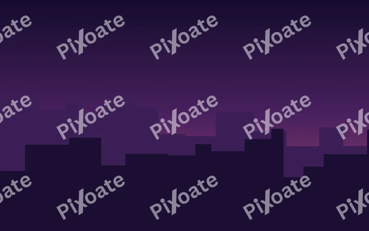 Neon Harbor — dark purple city background