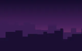 Neon Harbor — dark purple city background
