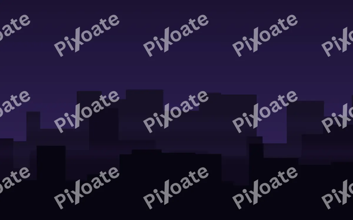 Neon Metropolis — dark purple and black city background