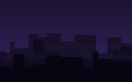 Neon Metropolis — dark purple and black city background