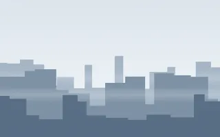 Paper City Day III — light blue city background, variation III