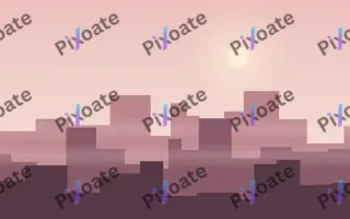 Rose Dawn City — light red and pink city background
