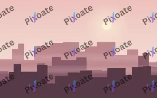 Rose Dawn City III — light red and pink city background, variation III