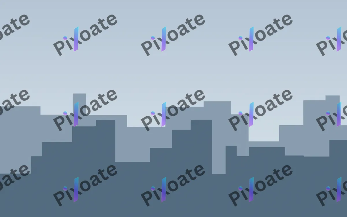 Steel Morning Steel Morning — light blue city background