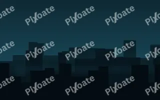 Teal District — dark blue and black city background