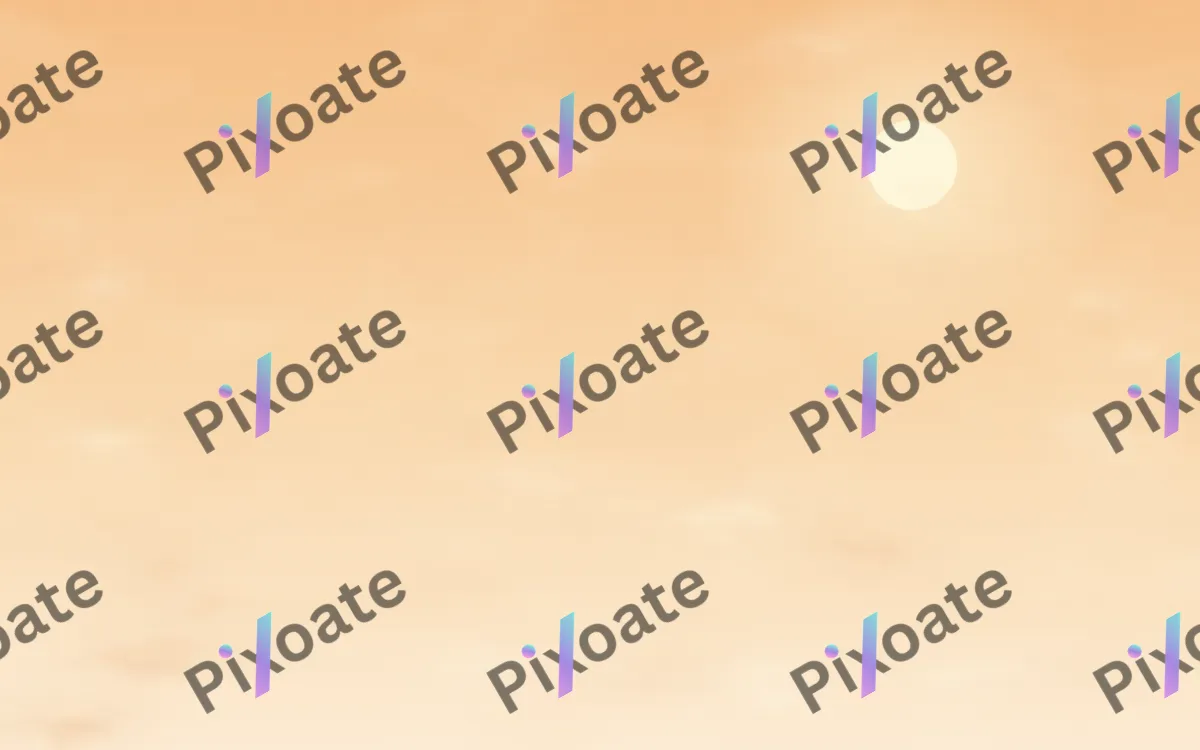 Apricot Morning — light orange and beige cloud background