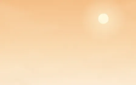 Apricot Morning — light orange and beige cloud background