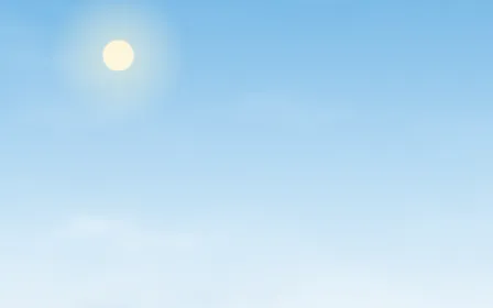 Bluebird Drift — colourful blue and white cloud background