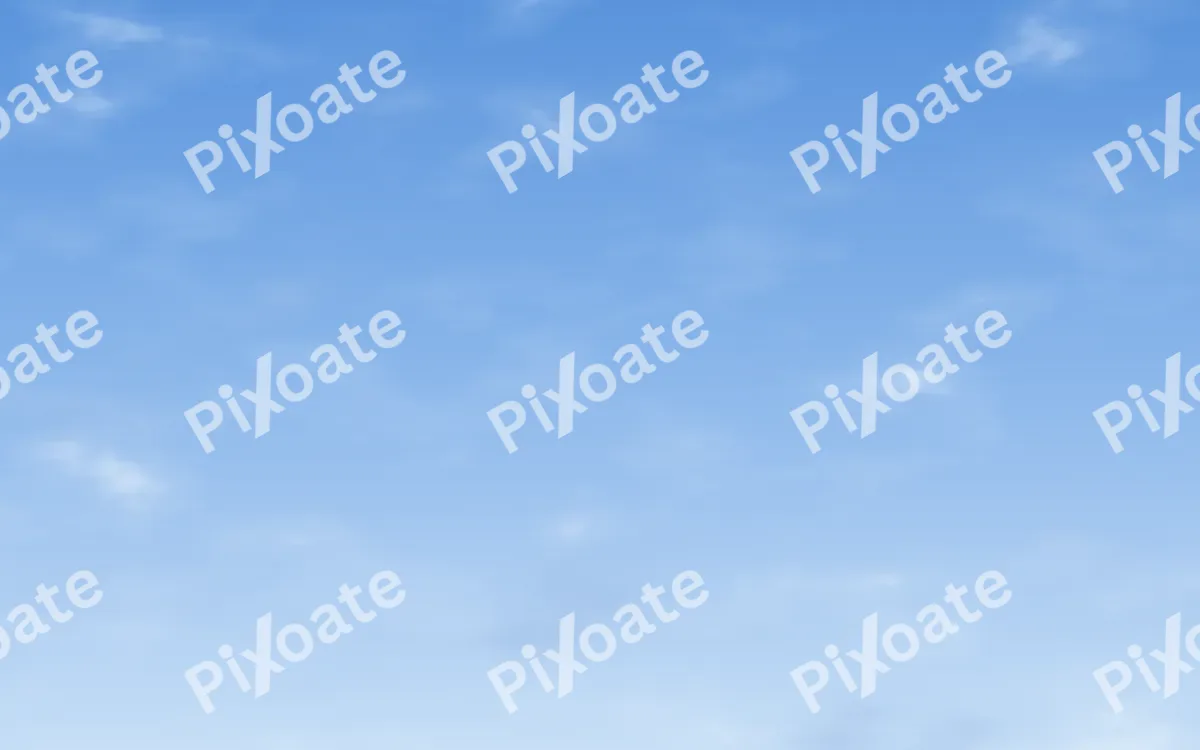 Cornflower Day — colourful blue and white cloud background