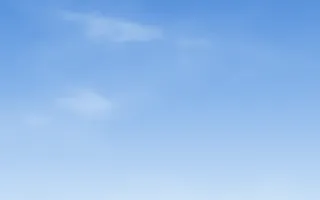 Cornflower Day — colourful blue and white cloud background