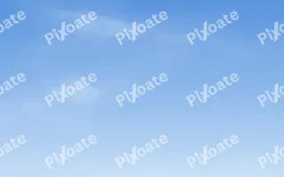 Cornflower Day — colourful blue and white cloud background