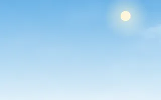 Cotton Noon — light blue and white cloud background