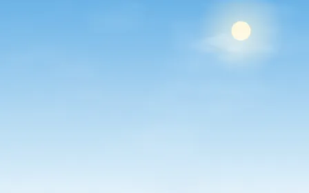 Cotton Noon — light blue and white cloud background