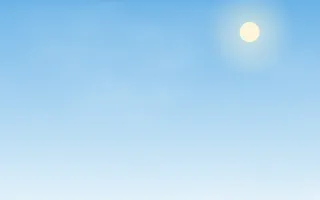 Cotton Noon II — light blue and white cloud background, variation II