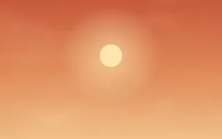 Ember Horizon — colourful orange cloud background