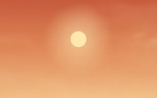 Ember Horizon II — colourful orange cloud background, variation II