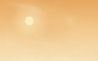Honey Dusk — colourful orange and beige cloud background