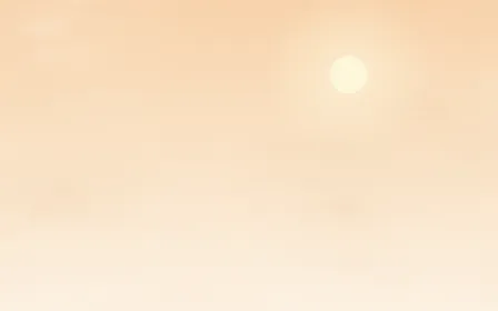 Melon Morning — light orange and beige cloud background