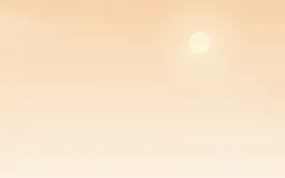 Melon Morning II — light orange and beige cloud background, variation II