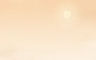 Melon Morning III — light orange and beige cloud background, variation III
