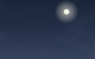 Moonlit Clouds — dark blue cloud background