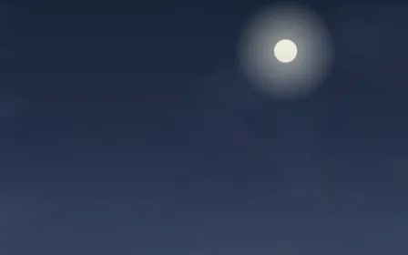 Moonlit Clouds — dark blue cloud background