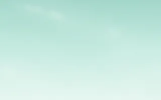 Mint Heaven — light teal, green and white cloud background