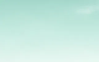 Mint Heaven II — light teal, green and white cloud background, variation II