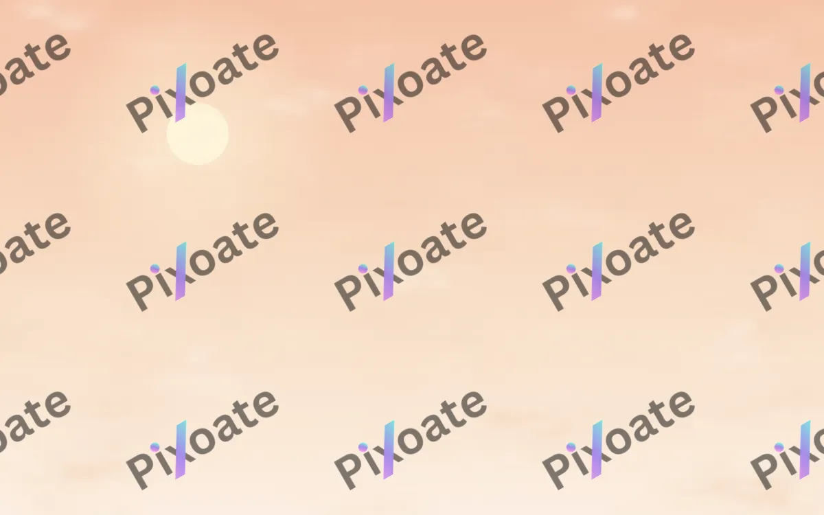 Peach Drift — light orange and beige cloud background