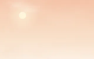 Peach Drift — light orange and beige cloud background