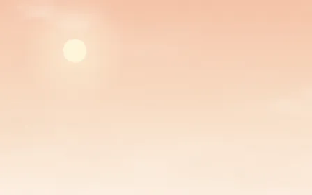 Peach Drift — light orange and beige cloud background