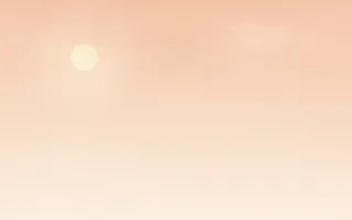 Peach Drift III — light orange and beige cloud background, variation III