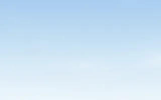 Powder Morning — light blue and white cloud background
