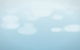 Cumulus Window V — light blue and green cloud background, variation V