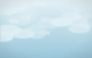 Cumulus Window VIII — light blue and green cloud background, variation VIII