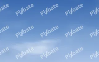 Sailor Sky III — colourful blue and white cloud background, variation III
