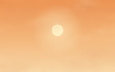 Tangerine Dusk — colourful orange and beige cloud background