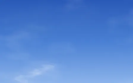 Ultramarine Noon — colourful blue and white cloud background