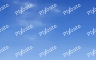 Ultramarine Noon III — colourful blue and white cloud background, variation III